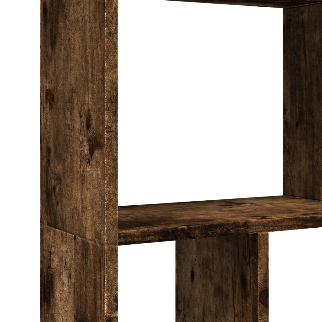 Boekenkast 60x20x120 cm bewerkt hout gerookt eikenkleurig is nu te koop bij PeponiXL, paradijselijk wonen!