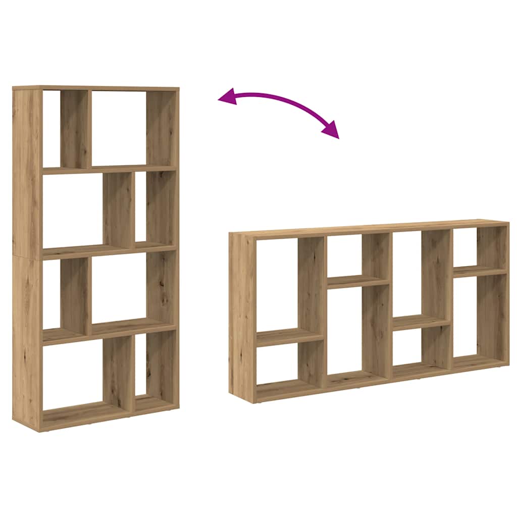 Boekenkast 60x20x120 cm bewerkt hout artisanaal eikenkleurig is nu te koop bij PeponiXL, paradijselijk wonen!