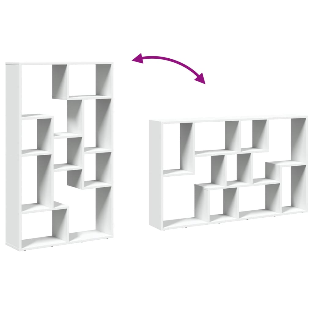 Boekenkast 72x20x120 cm bewerkt hout wit is nu te koop bij PeponiXL, paradijselijk wonen!