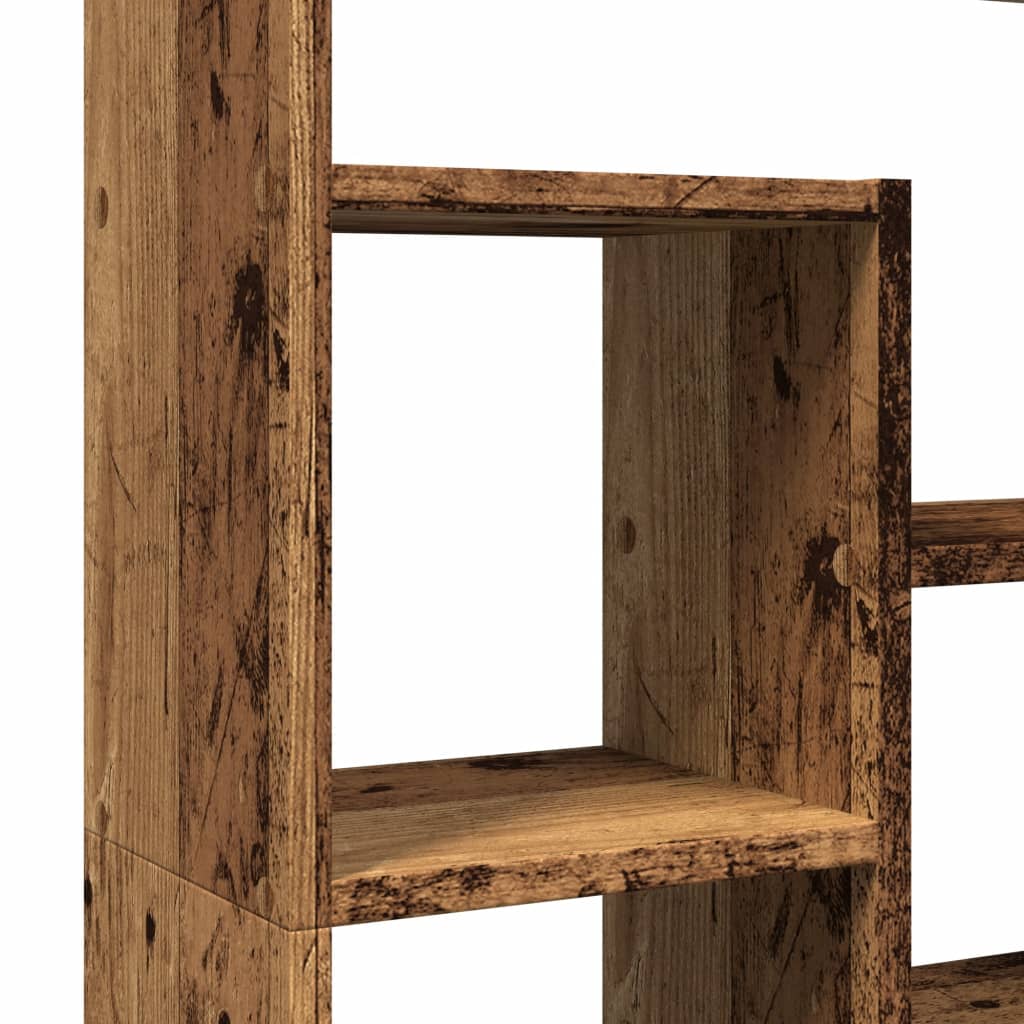 Boekenkast 72x20x120 cm bewerkt hout oud houtkleurig is nu te koop bij PeponiXL, paradijselijk wonen!