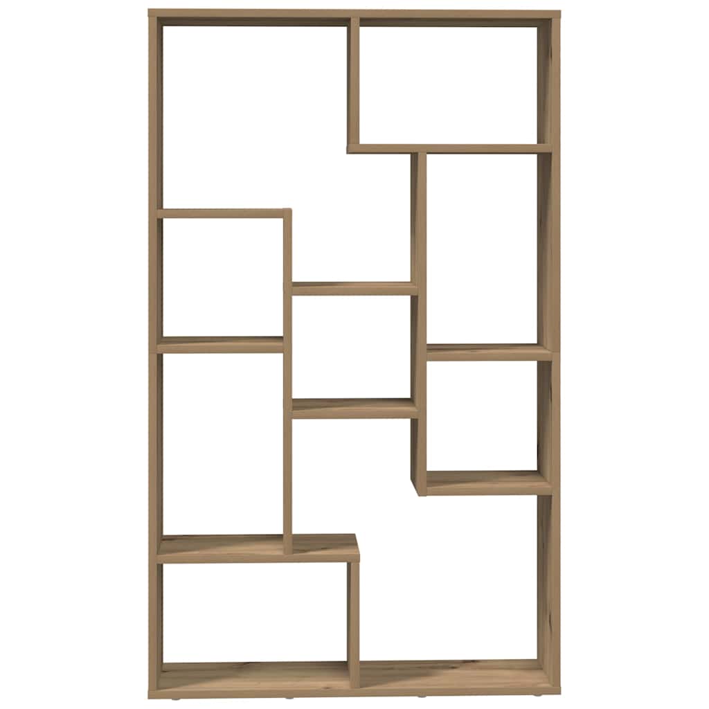 Boekenkast 72x20x120 cm bewerkt hout artisanaal eikenkleurig is nu te koop bij PeponiXL, paradijselijk wonen!