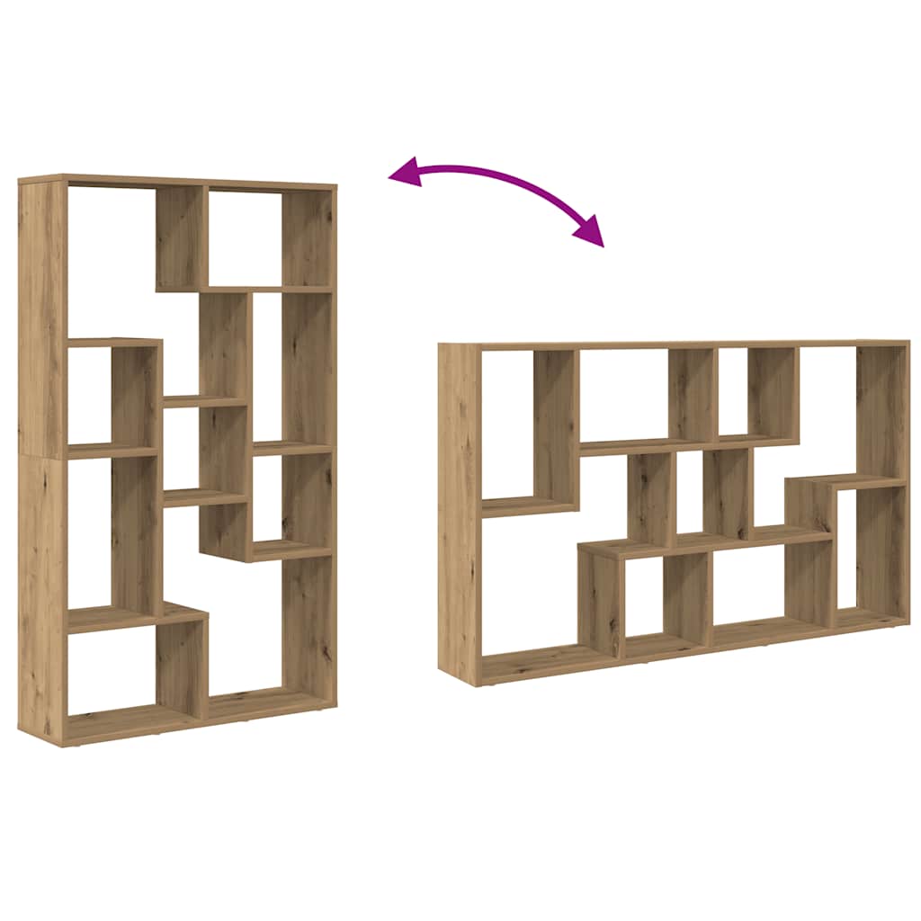 Boekenkast 72x20x120 cm bewerkt hout artisanaal eikenkleurig is nu te koop bij PeponiXL, paradijselijk wonen!