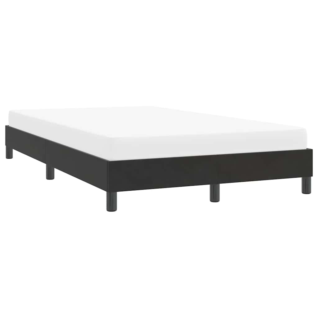Bedframe zonder matras 120x210 cm fluweel zwart is nu te koop bij PeponiXL, paradijselijk wonen!