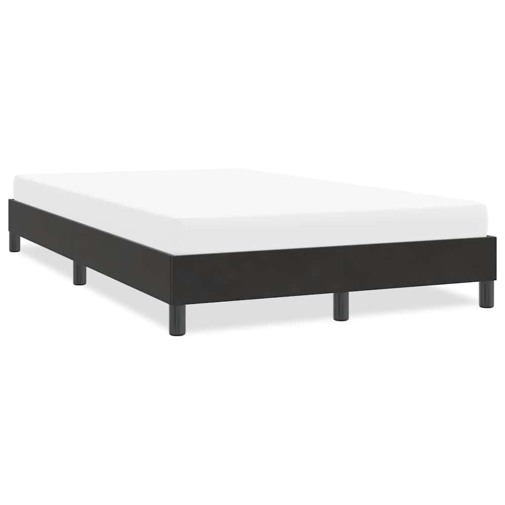Bedframe zonder matras 120x210 cm fluweel zwart is nu te koop bij PeponiXL, paradijselijk wonen!