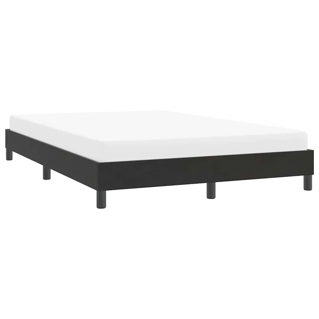 Bedframe zonder matras 160x210 cm fluweel zwart is nu te koop bij PeponiXL, paradijselijk wonen!