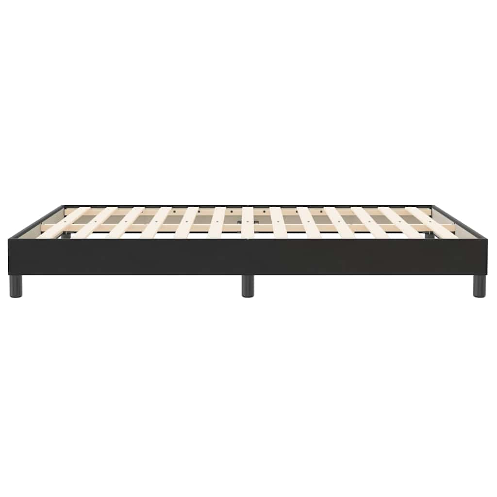 Bedframe zonder matras 160x210 cm fluweel zwart is nu te koop bij PeponiXL, paradijselijk wonen!