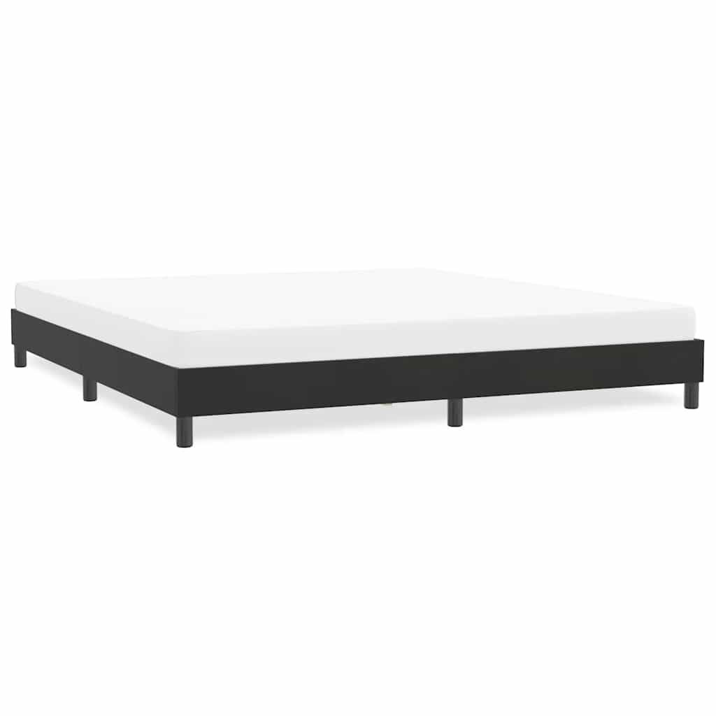Bedframe zonder matras 180x210 cm fluweel zwart is nu te koop bij PeponiXL, paradijselijk wonen!
