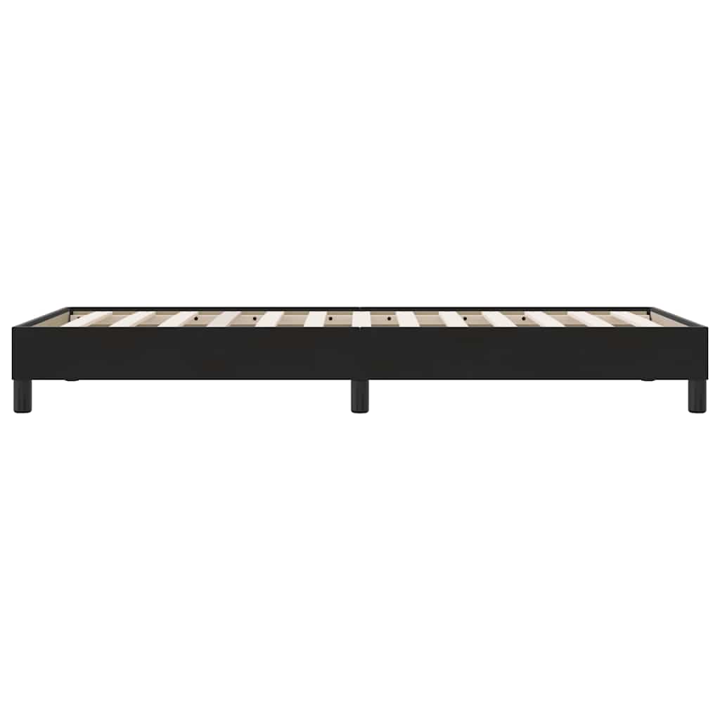 Bedframe zonder matras 80x220 cm fluweel zwart is nu te koop bij PeponiXL, paradijselijk wonen!
