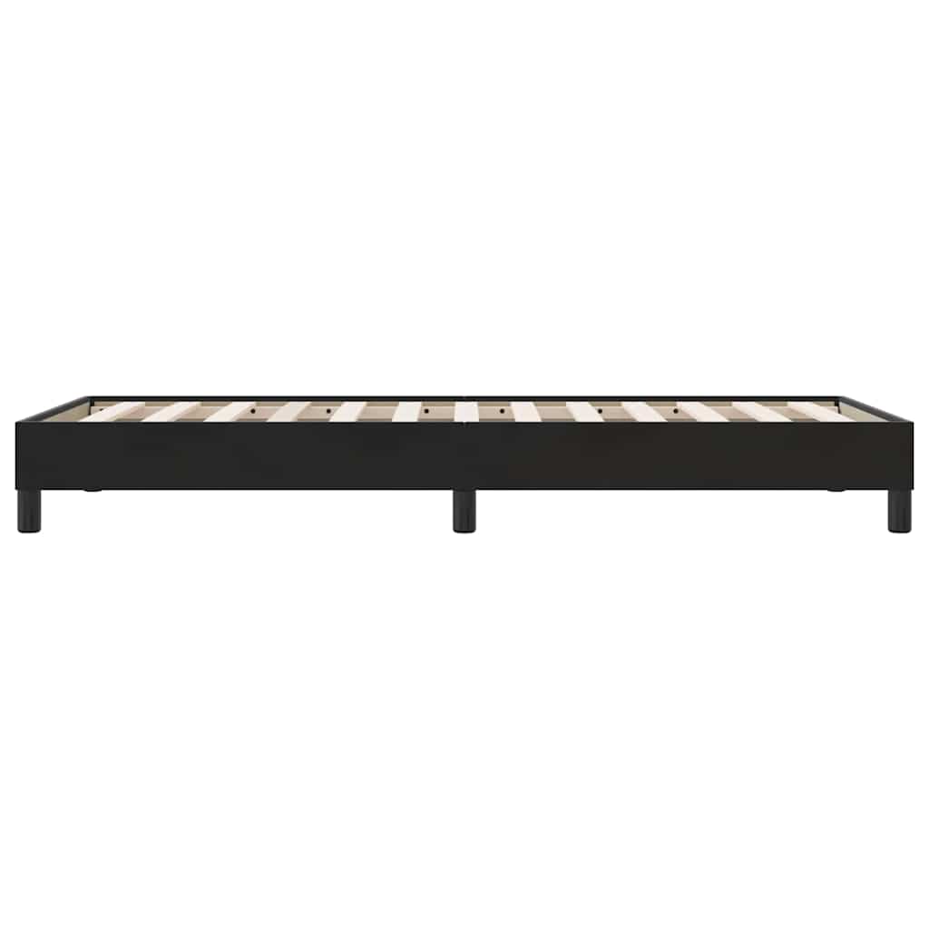 Bedframe zonder matras 90x220 cm fluweel zwart is nu te koop bij PeponiXL, paradijselijk wonen!