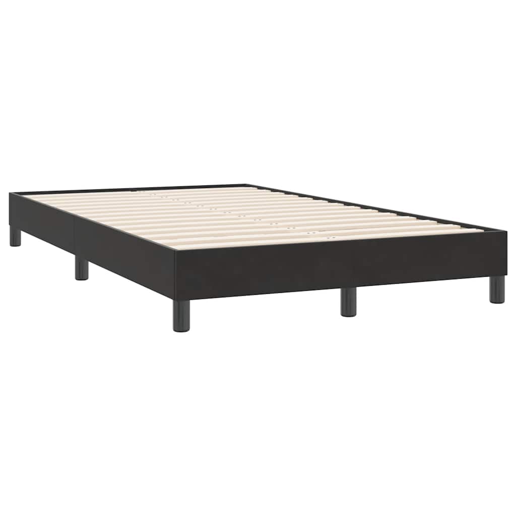 Bedframe zonder matras 120x220 cm fluweel zwart is nu te koop bij PeponiXL, paradijselijk wonen!