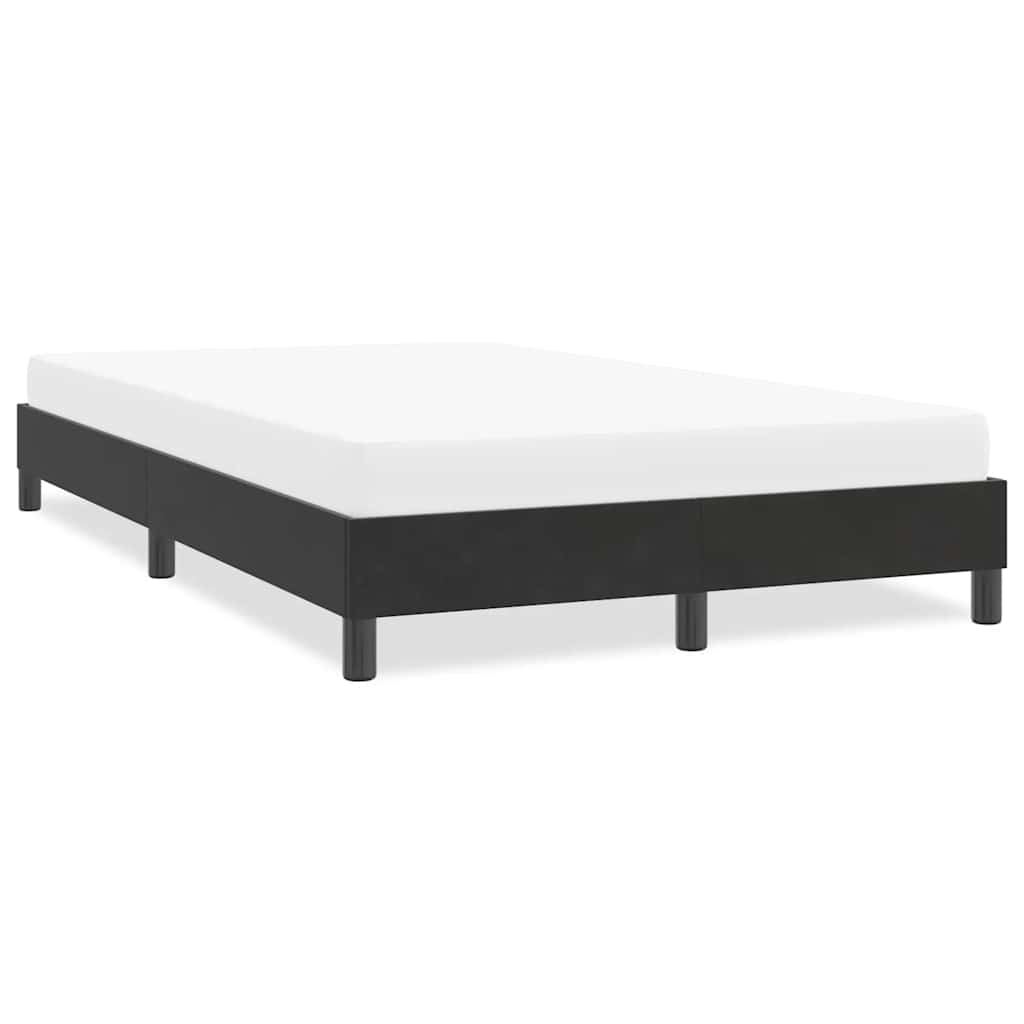 Bedframe zonder matras 120x220 cm fluweel zwart is nu te koop bij PeponiXL, paradijselijk wonen!