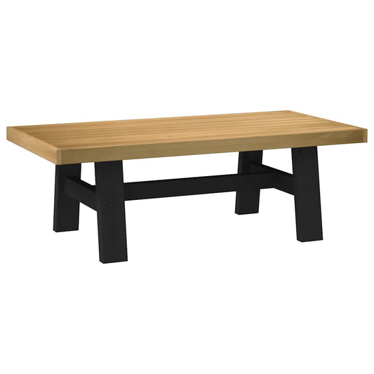 Salontafel NOAIN A-vormige poten 120x60x40 cm massief hout is nu te koop bij PeponiXL, paradijselijk wonen!