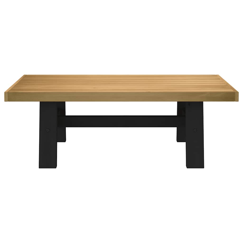 Salontafel NOAIN A-vormige poten 120x60x40 cm massief hout is nu te koop bij PeponiXL, paradijselijk wonen!