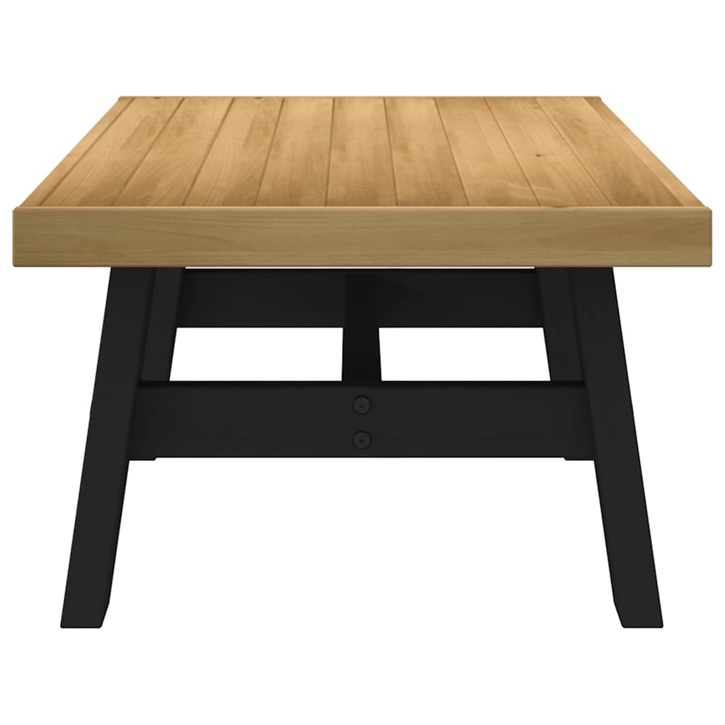 Salontafel NOAIN A-vormige poten 120x60x40 cm massief hout is nu te koop bij PeponiXL, paradijselijk wonen!