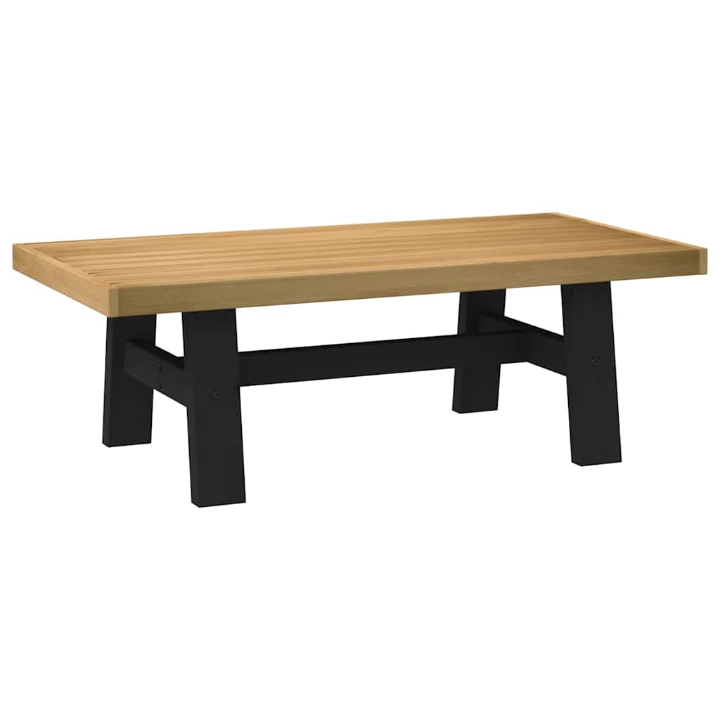 Salontafel NOAIN A-vormige poten 120x60x40 cm massief hout is nu te koop bij PeponiXL, paradijselijk wonen!