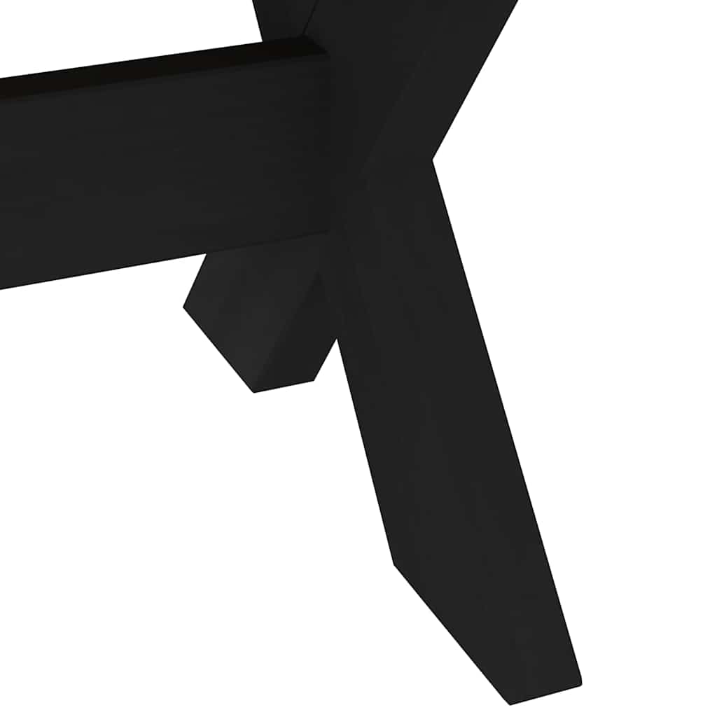 Salontafel NOAIN X-vormige poten 120x60x40 cm massief hout is nu te koop bij PeponiXL, paradijselijk wonen!