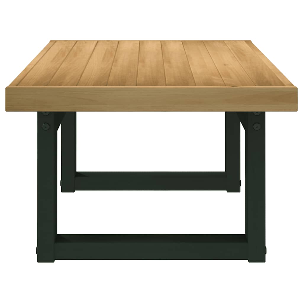 Salontafel NOAIN U-vormige poten 120x60x40 cm massief hout is nu te koop bij PeponiXL, paradijselijk wonen!