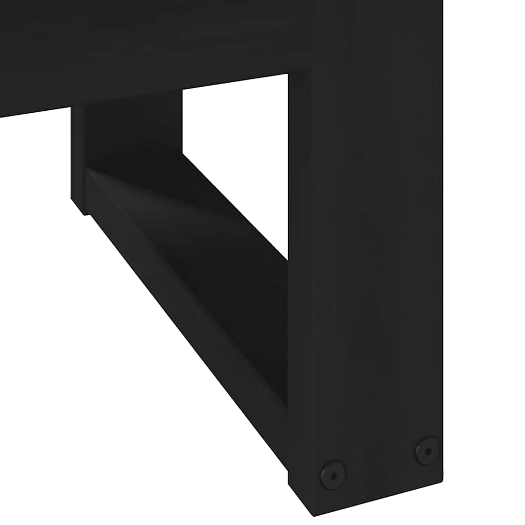 Salontafel NOAIN U-vormige poten 120x60x40 cm massief hout is nu te koop bij PeponiXL, paradijselijk wonen!