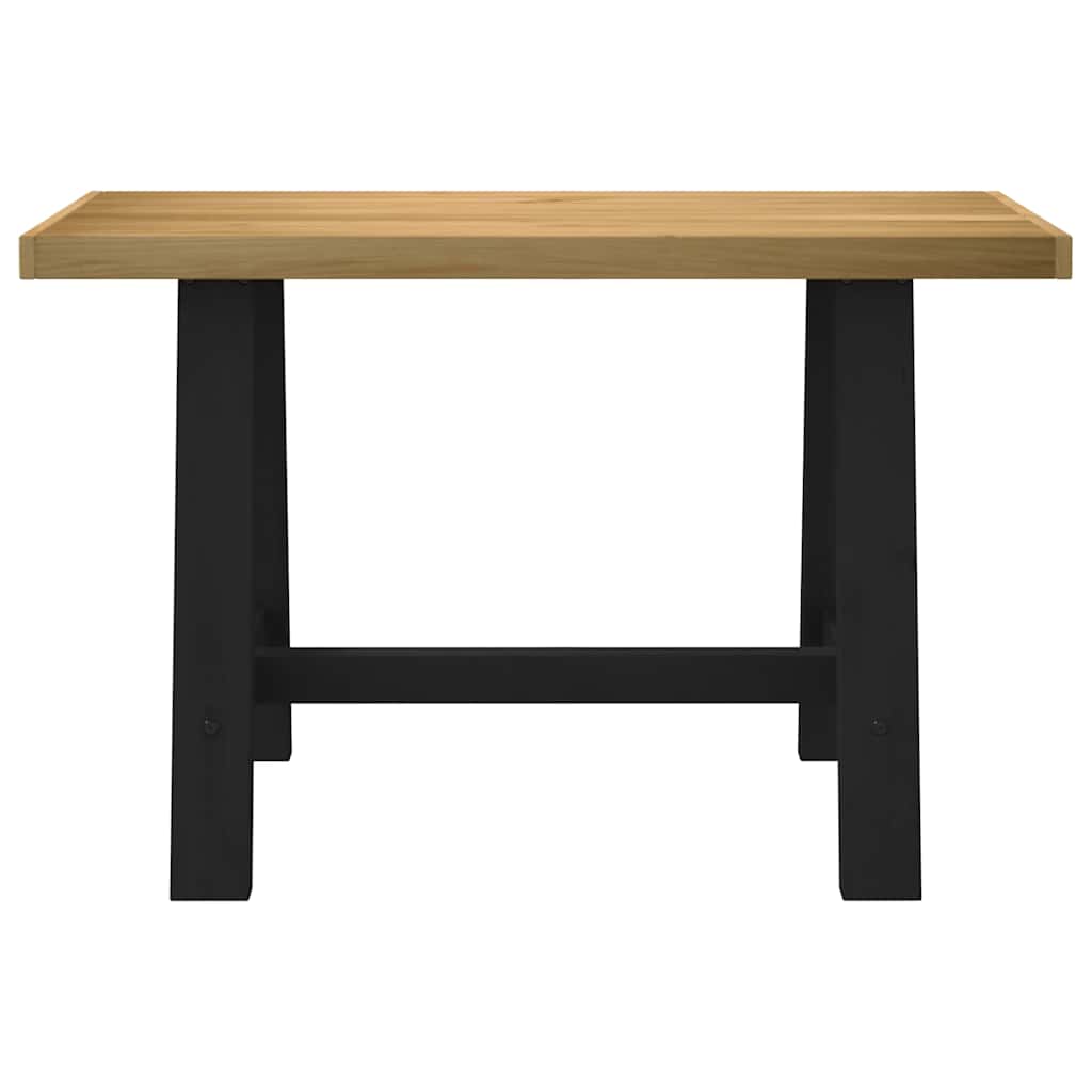 Bureau NOAIN A-vormige poten 120x50x75 cm massief hout is nu te koop bij PeponiXL, paradijselijk wonen!