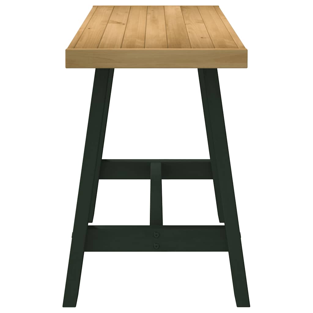 Bureau NOAIN A-vormige poten 120x50x75 cm massief hout is nu te koop bij PeponiXL, paradijselijk wonen!