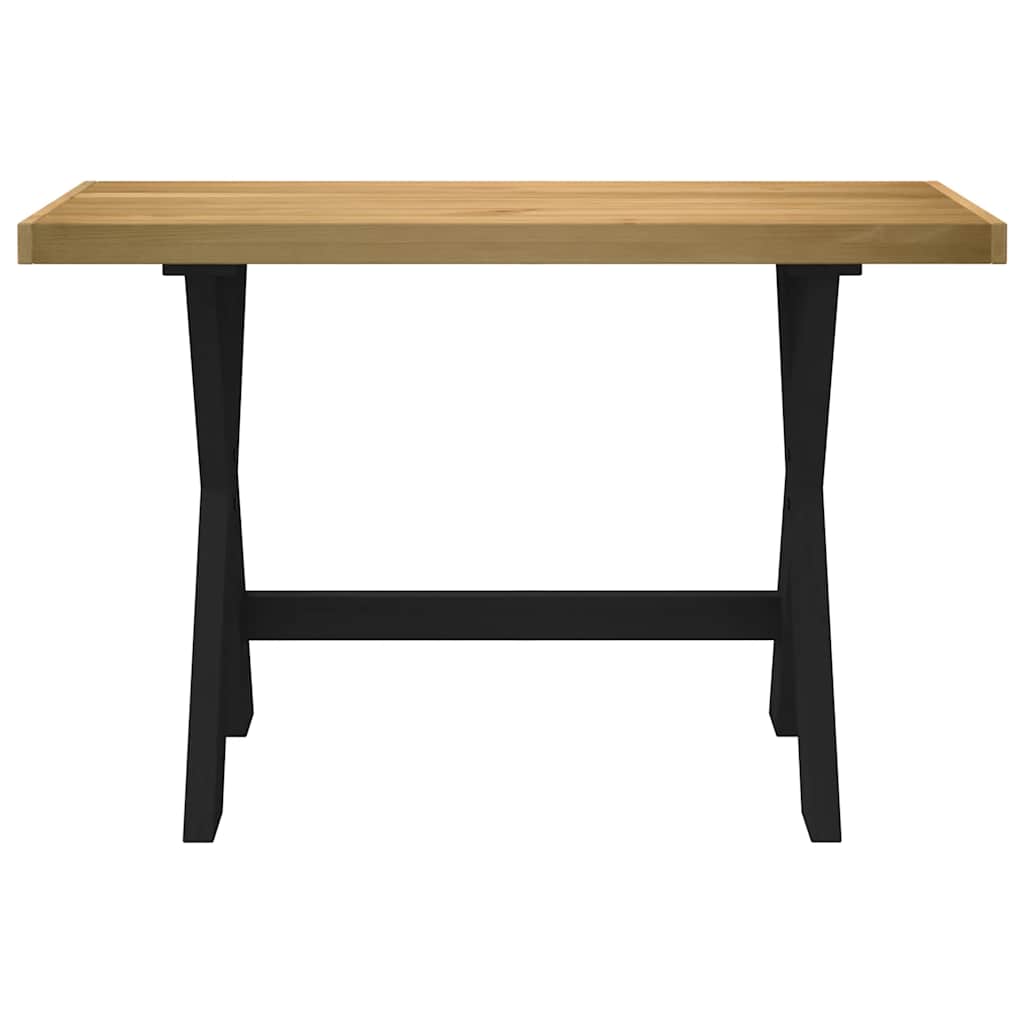 Bureau NOAIN X-vormige poten 120x50x75 cm massief hout is nu te koop bij PeponiXL, paradijselijk wonen!