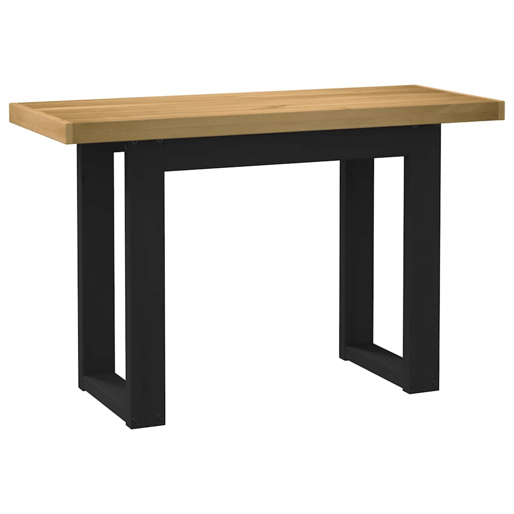 Bureau NOAIN U-vormige poten 120x50x75 cm massief hout is nu te koop bij PeponiXL, paradijselijk wonen!