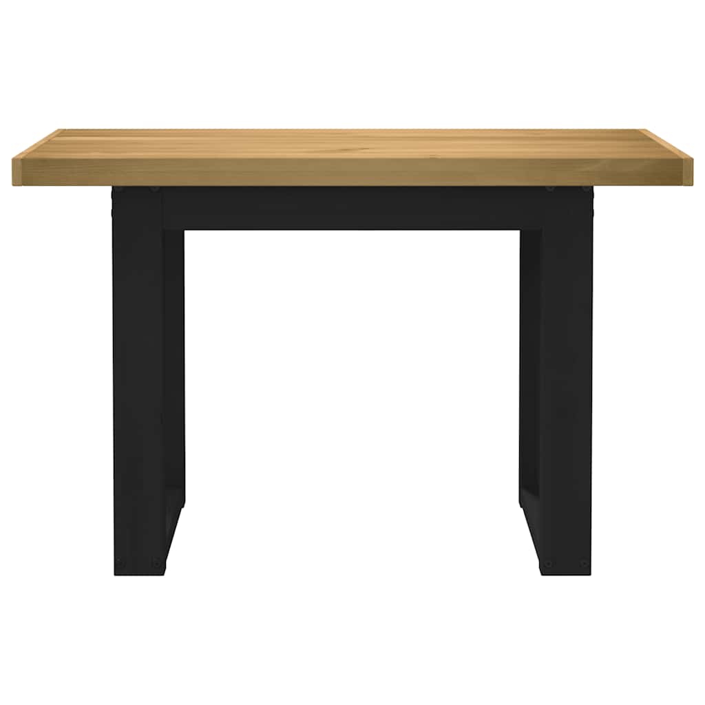 Bureau NOAIN U-vormige poten 120x50x75 cm massief hout is nu te koop bij PeponiXL, paradijselijk wonen!
