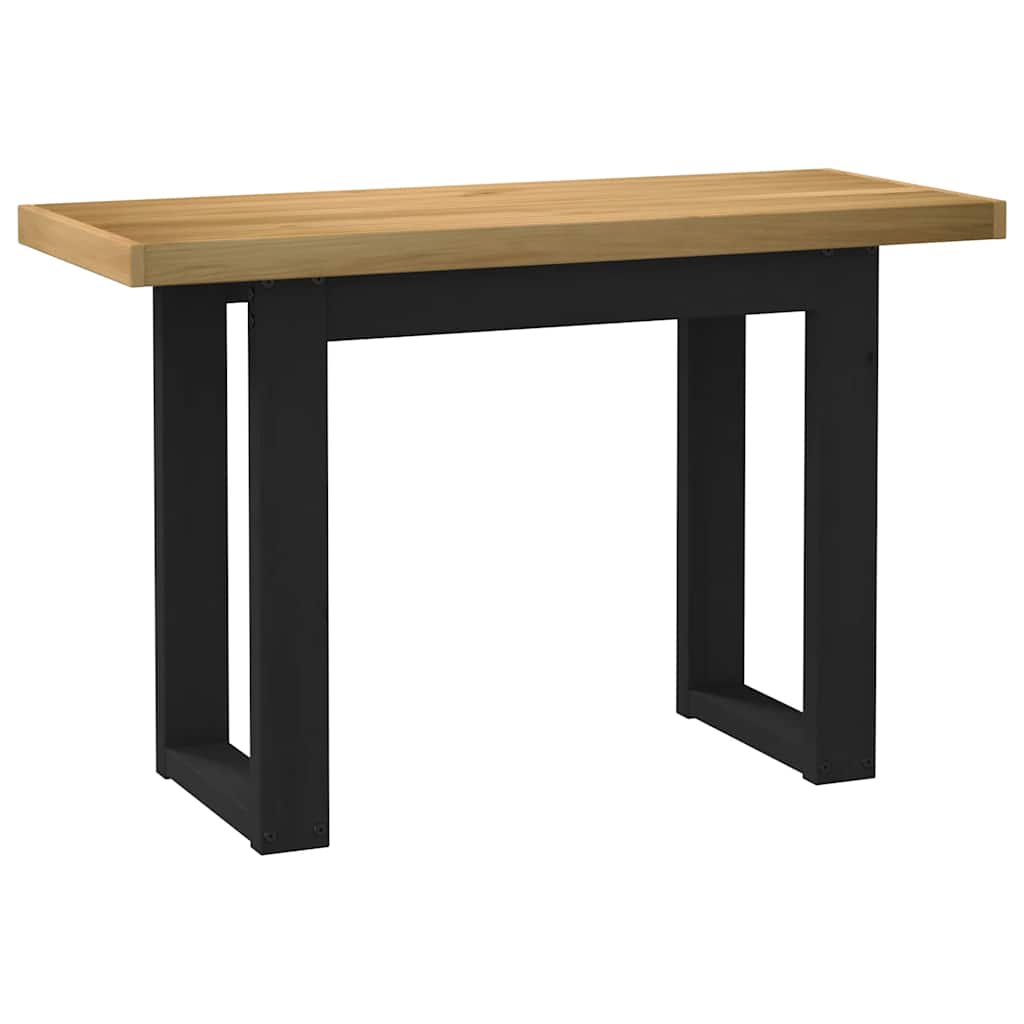 Bureau NOAIN U-vormige poten 120x50x75 cm massief hout is nu te koop bij PeponiXL, paradijselijk wonen!