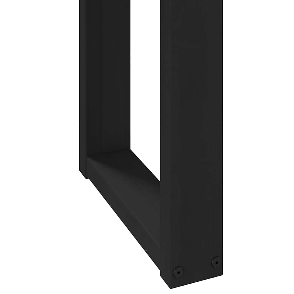 Bureau NOAIN U-vormige poten 120x50x75 cm massief hout is nu te koop bij PeponiXL, paradijselijk wonen!