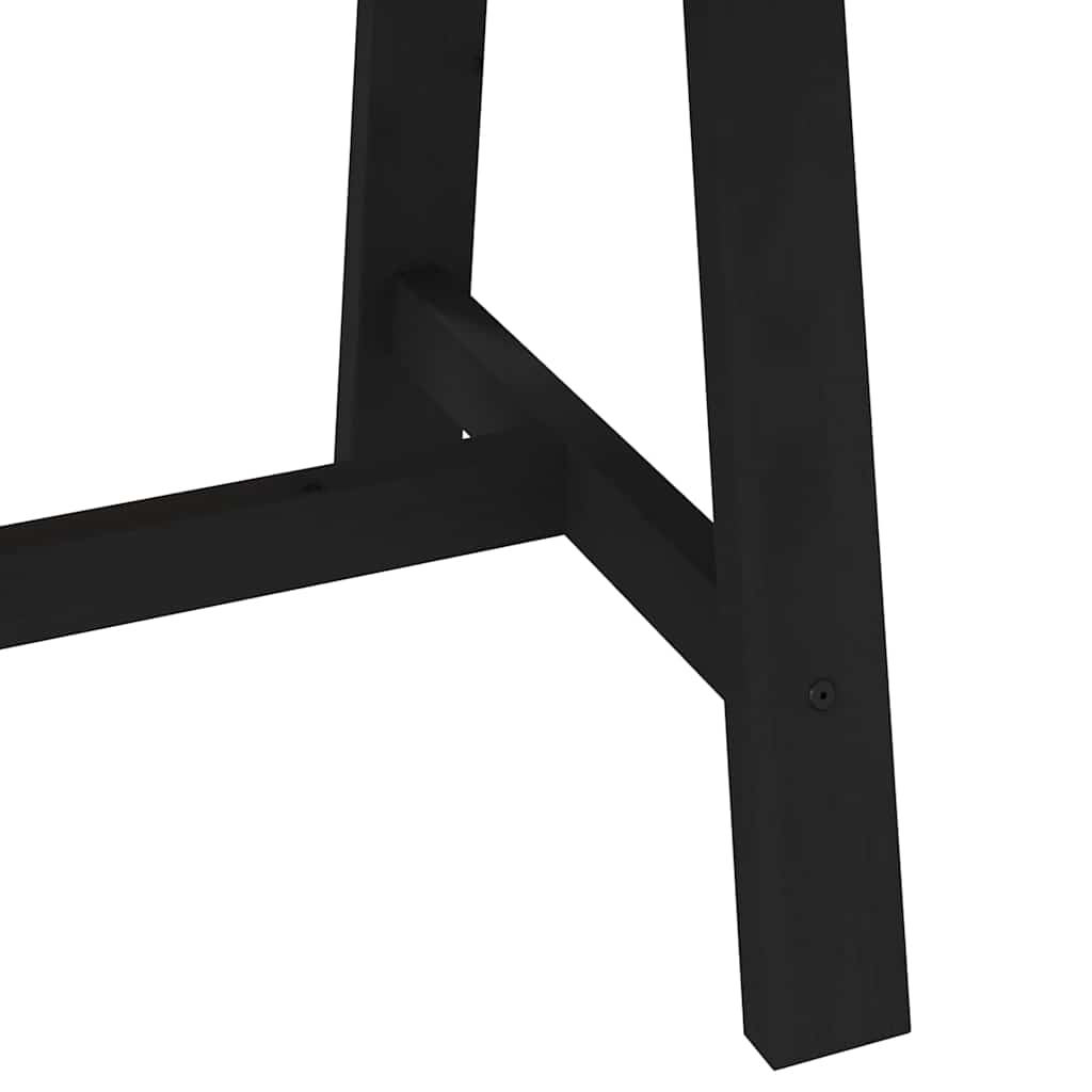 Eettafel NOAIN A-vormige poten 160x90x75 cm massief hout is nu te koop bij PeponiXL, paradijselijk wonen!