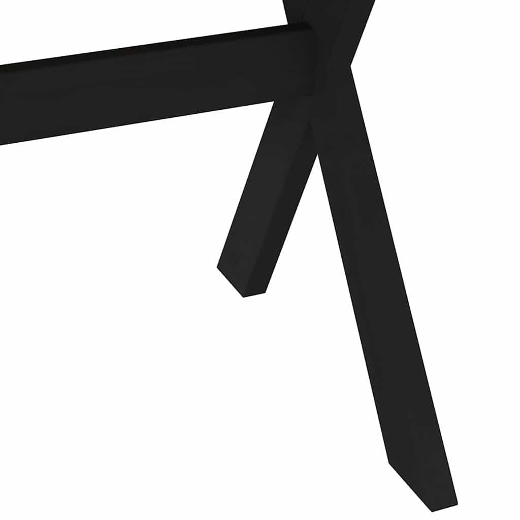 Wandtafel NOAIN X-vormige poten 180x90x75 cm massief hout is nu te koop bij PeponiXL, paradijselijk wonen!