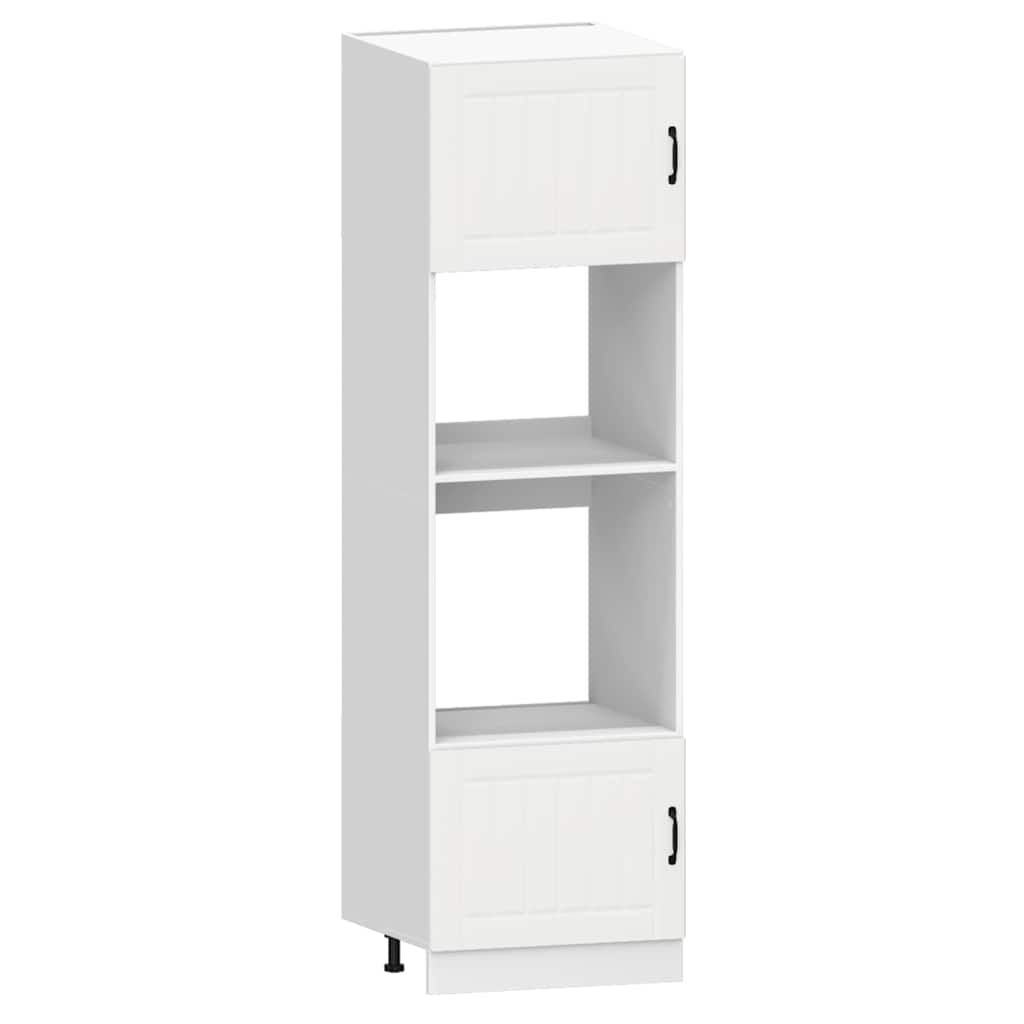 7-delige Keukenkastenset Kalmar bewerkt hout wit is nu te koop bij PeponiXL, paradijselijk wonen!