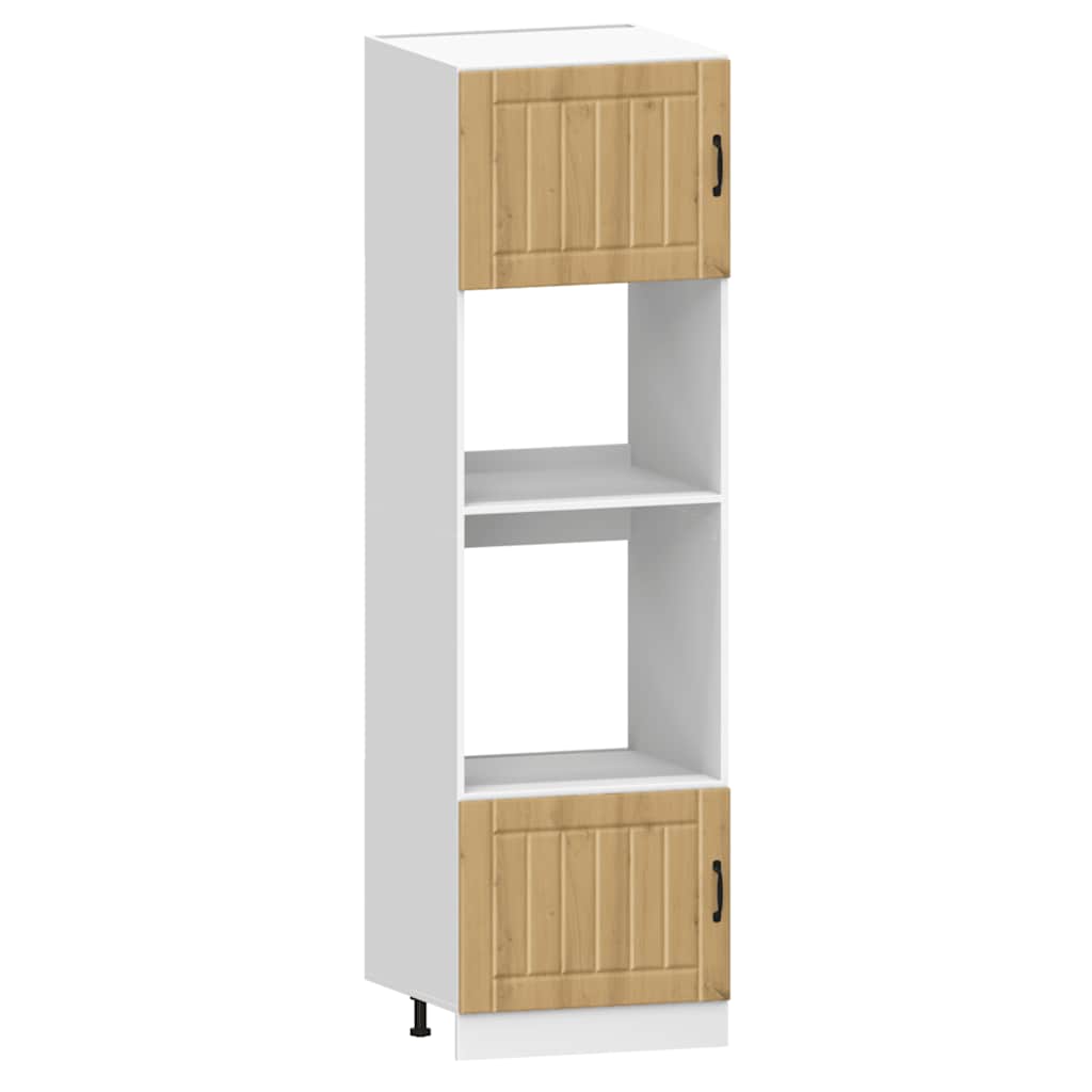7-delige Keukenkastenset Kalmar bewerkt hout artisanaal eiken is nu te koop bij PeponiXL, paradijselijk wonen!