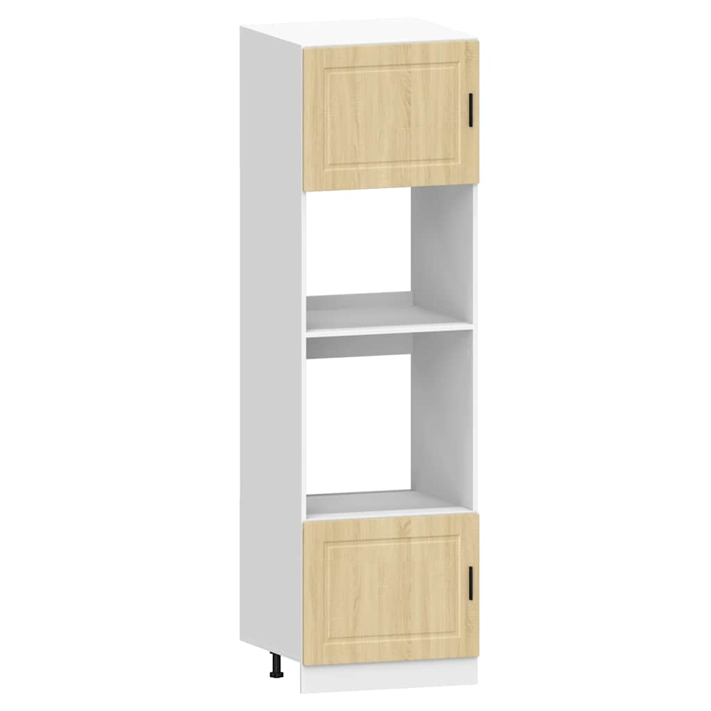 7-delige Keukenkastenset Porto bewerkt hout sonoma eikenkleur is nu te koop bij PeponiXL, paradijselijk wonen!