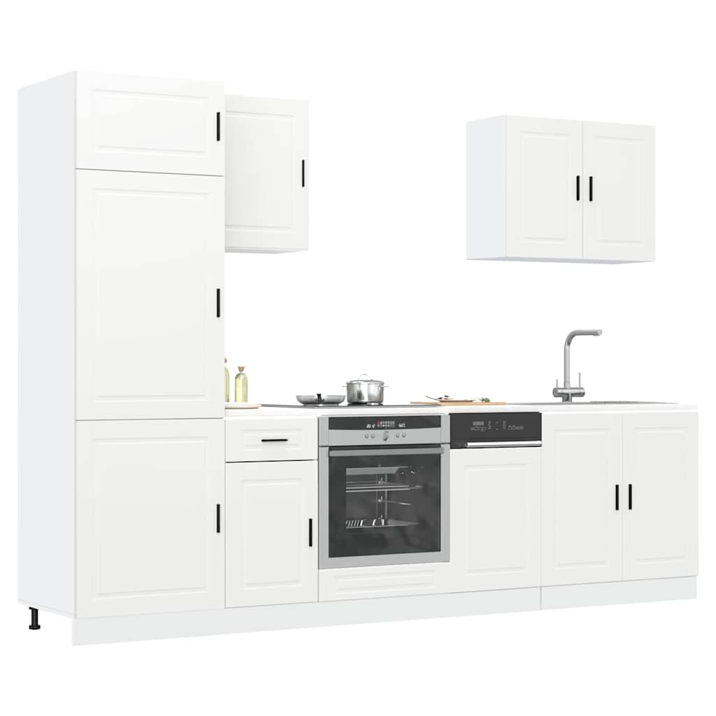 7-delige Keukenkastenset Porto bewerkt hout wit is nu te koop bij PeponiXL, paradijselijk wonen!
