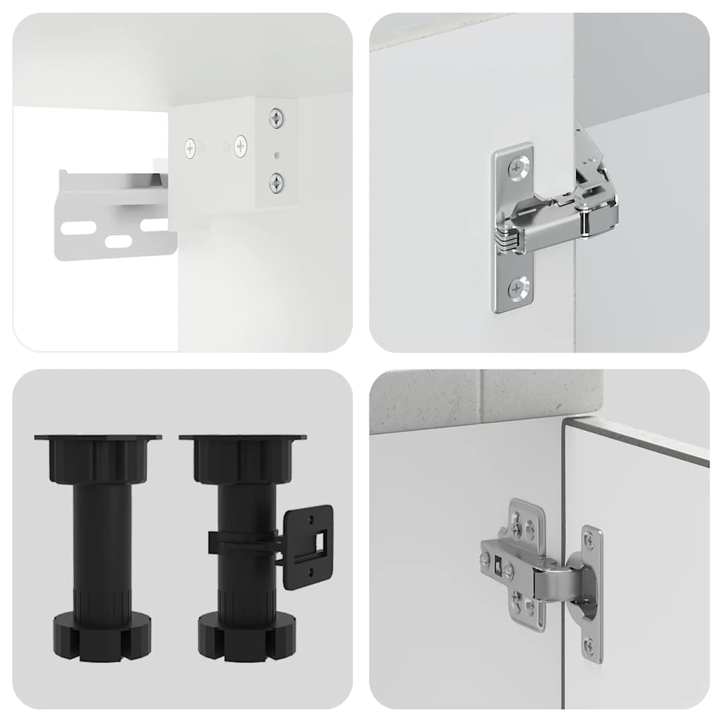 11-delige Keukenkastenset Porto bewerkt hout betongrijs is nu te koop bij PeponiXL, paradijselijk wonen!