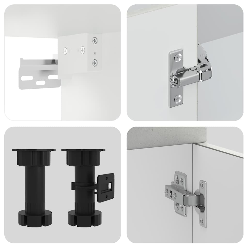 11-delige Keukenkastenset Porto bewerkt hout betongrijs is nu te koop bij PeponiXL, paradijselijk wonen!