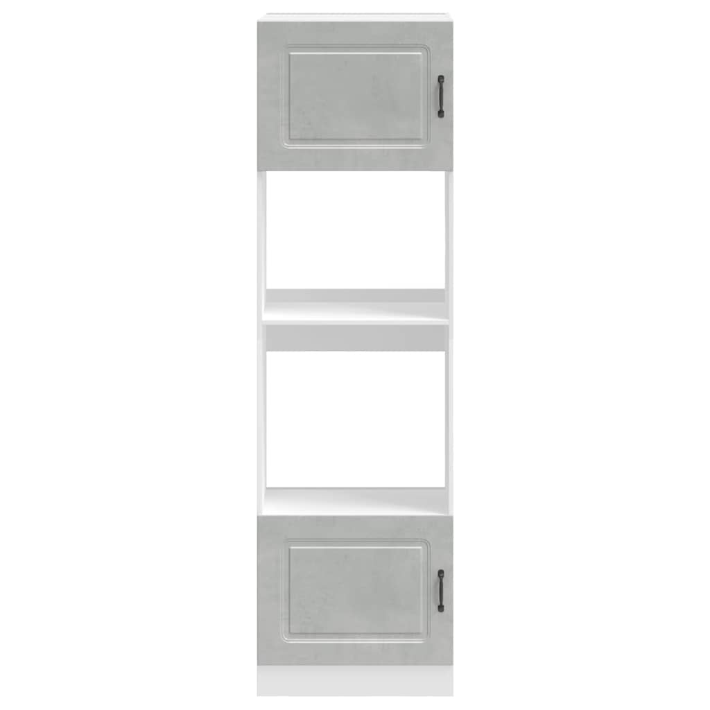 Ovenkasten 2 st Kalmar bewerkt hout betongrijs is nu te koop bij PeponiXL, paradijselijk wonen!