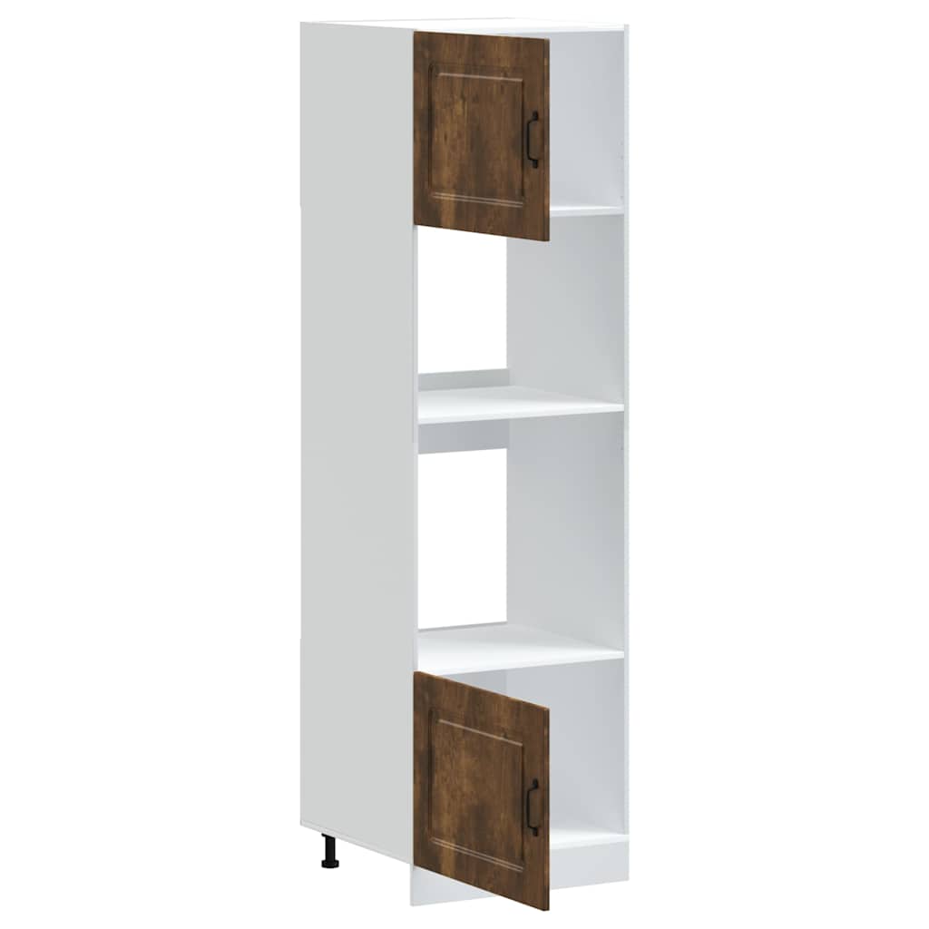 Ovenkasten 2 st Kalmar bewerkt hout gerookt eikenkleurig is nu te koop bij PeponiXL, paradijselijk wonen!