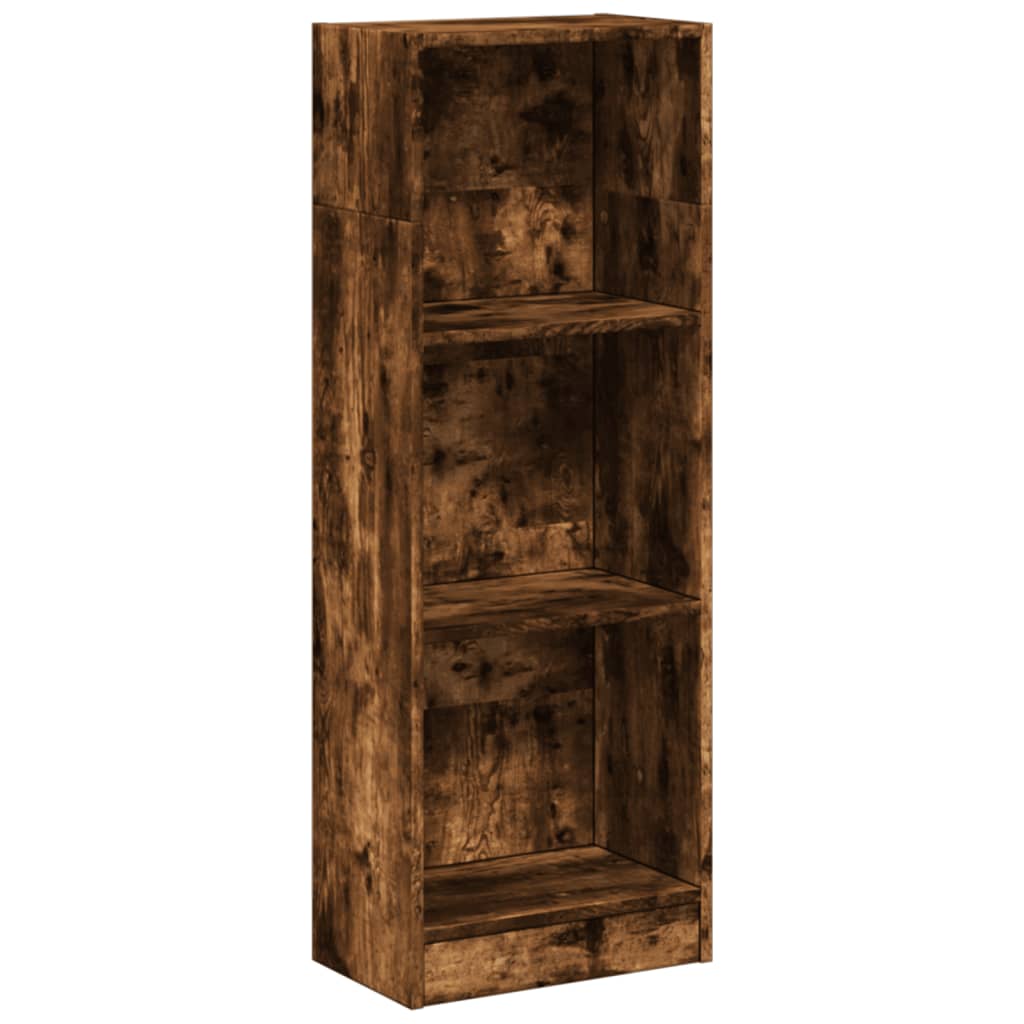 Boekenkast 40x24x109 cm bewerkt hout gerookt eikenkleurig is nu te koop bij PeponiXL, paradijselijk wonen!