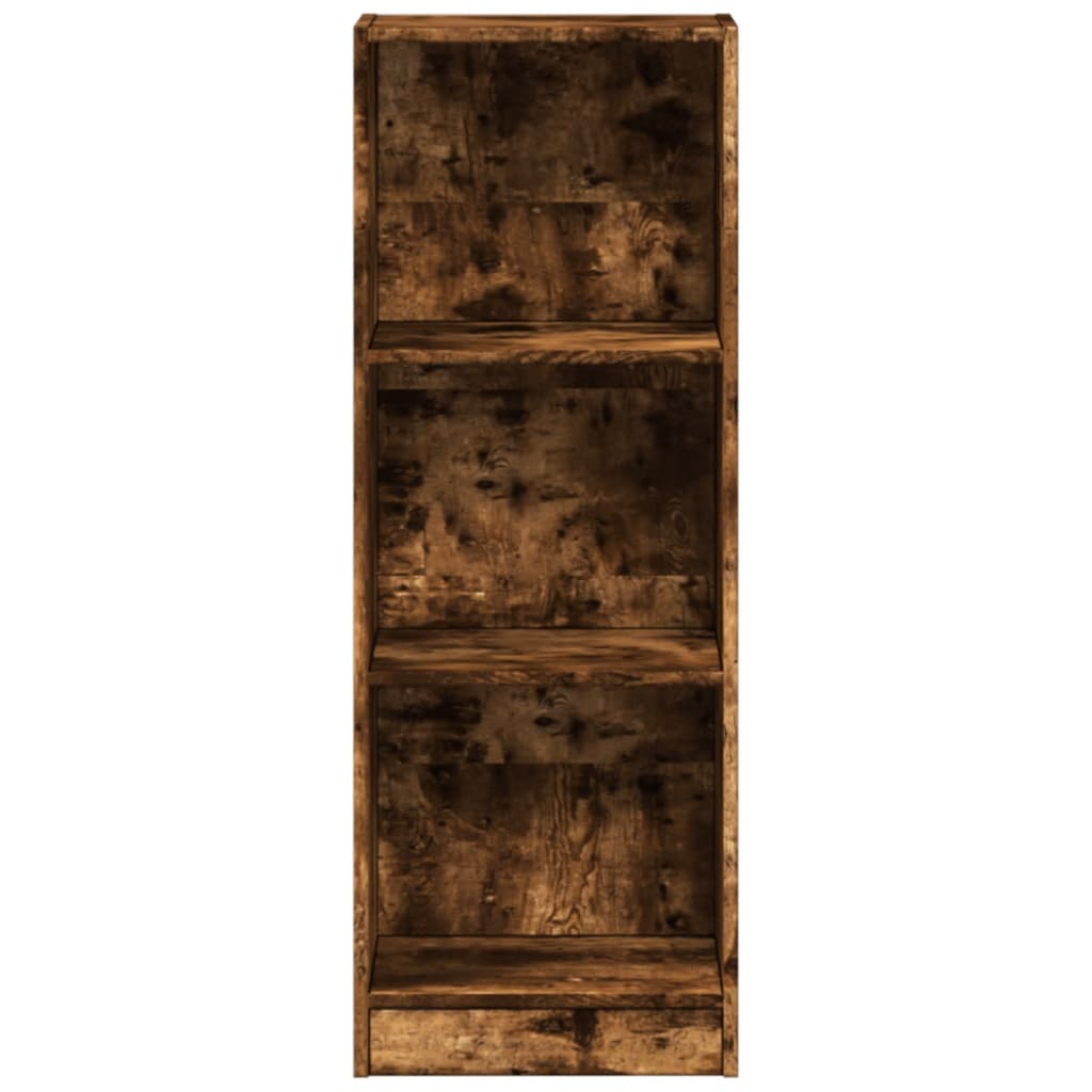 Boekenkast 40x24x109 cm bewerkt hout gerookt eikenkleurig is nu te koop bij PeponiXL, paradijselijk wonen!