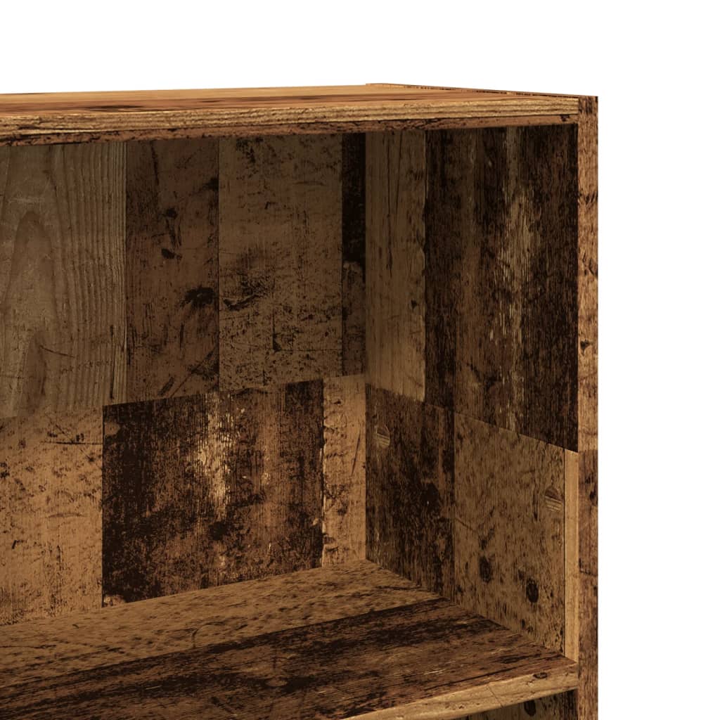Boekenkast 40x24x109 cm bewerkt hout oud houtkleurig is nu te koop bij PeponiXL, paradijselijk wonen!