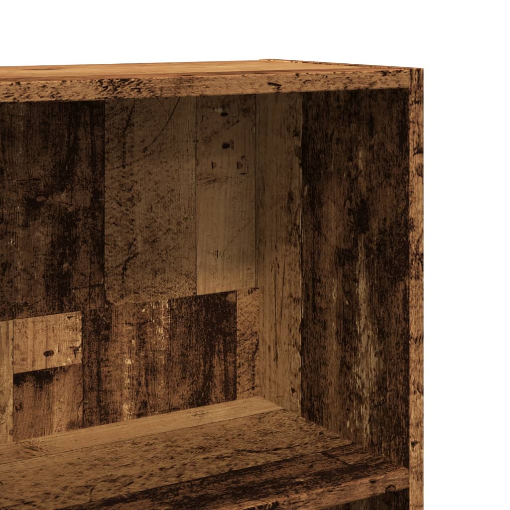 Boekenkast 40x24x143 cm bewerkt hout oud houtkleurig is nu te koop bij PeponiXL, paradijselijk wonen!