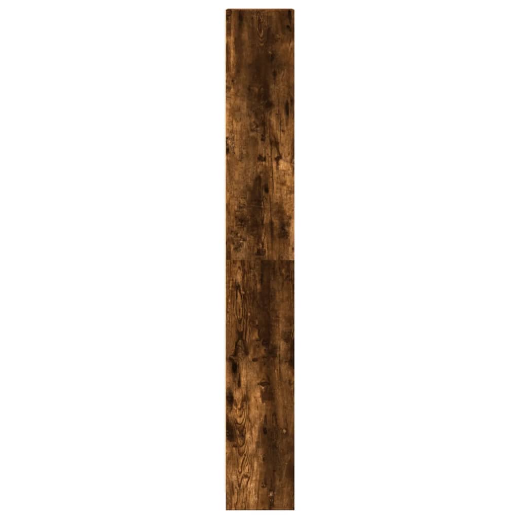 Boekenkast 40x24x176 cm bewerkt hout gerookt eikenkleurig is nu te koop bij PeponiXL, paradijselijk wonen!