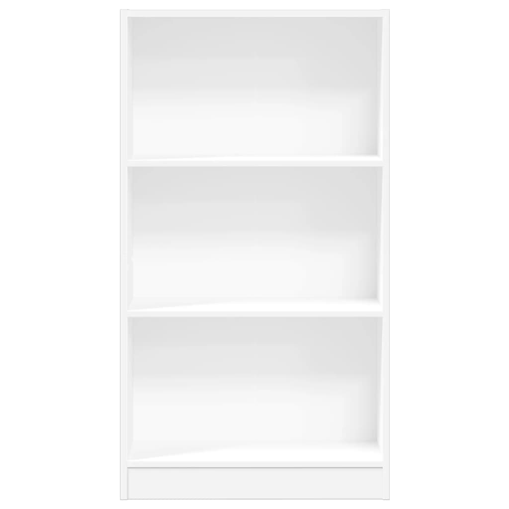 Boekenkast 60x24x109 cm bewerkt hout wit is nu te koop bij PeponiXL, paradijselijk wonen!