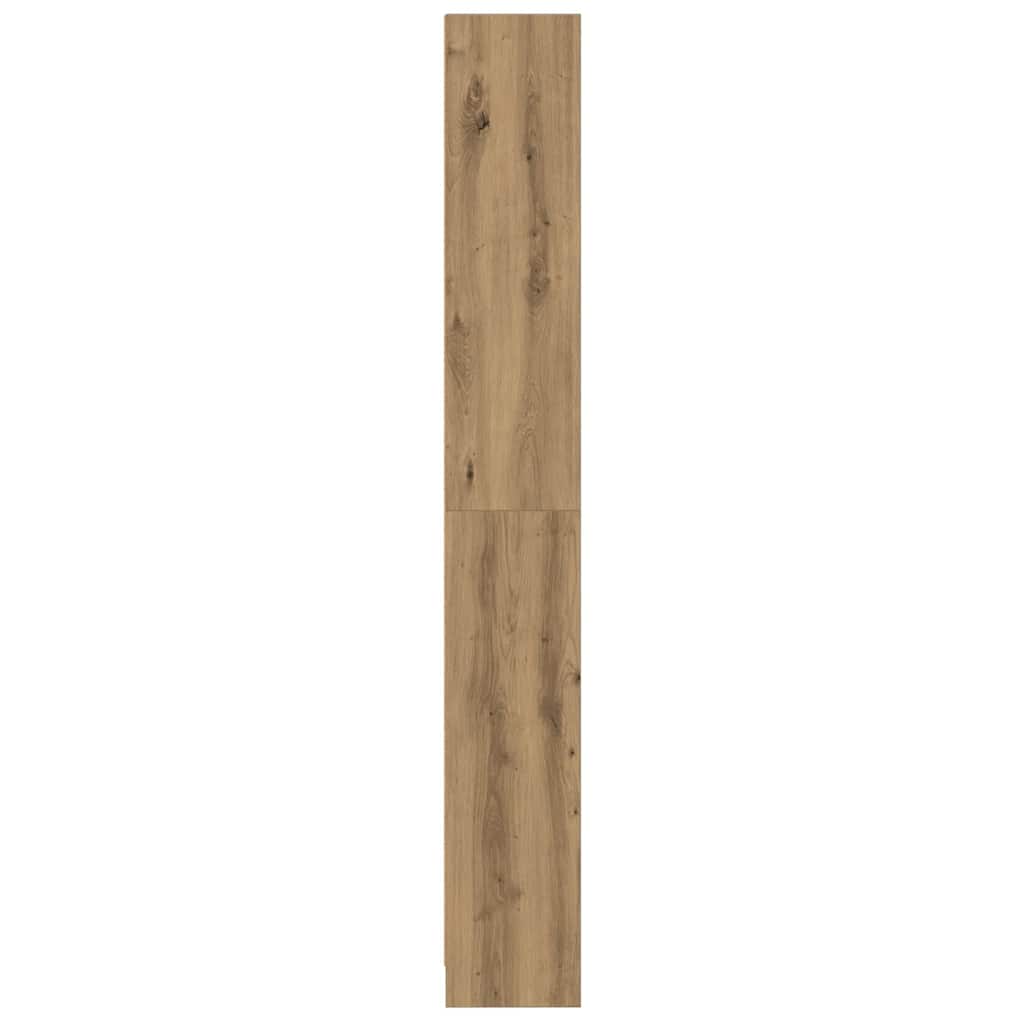 Boekenkast Artisian Oak 60x24x176 cm bewerkt hout