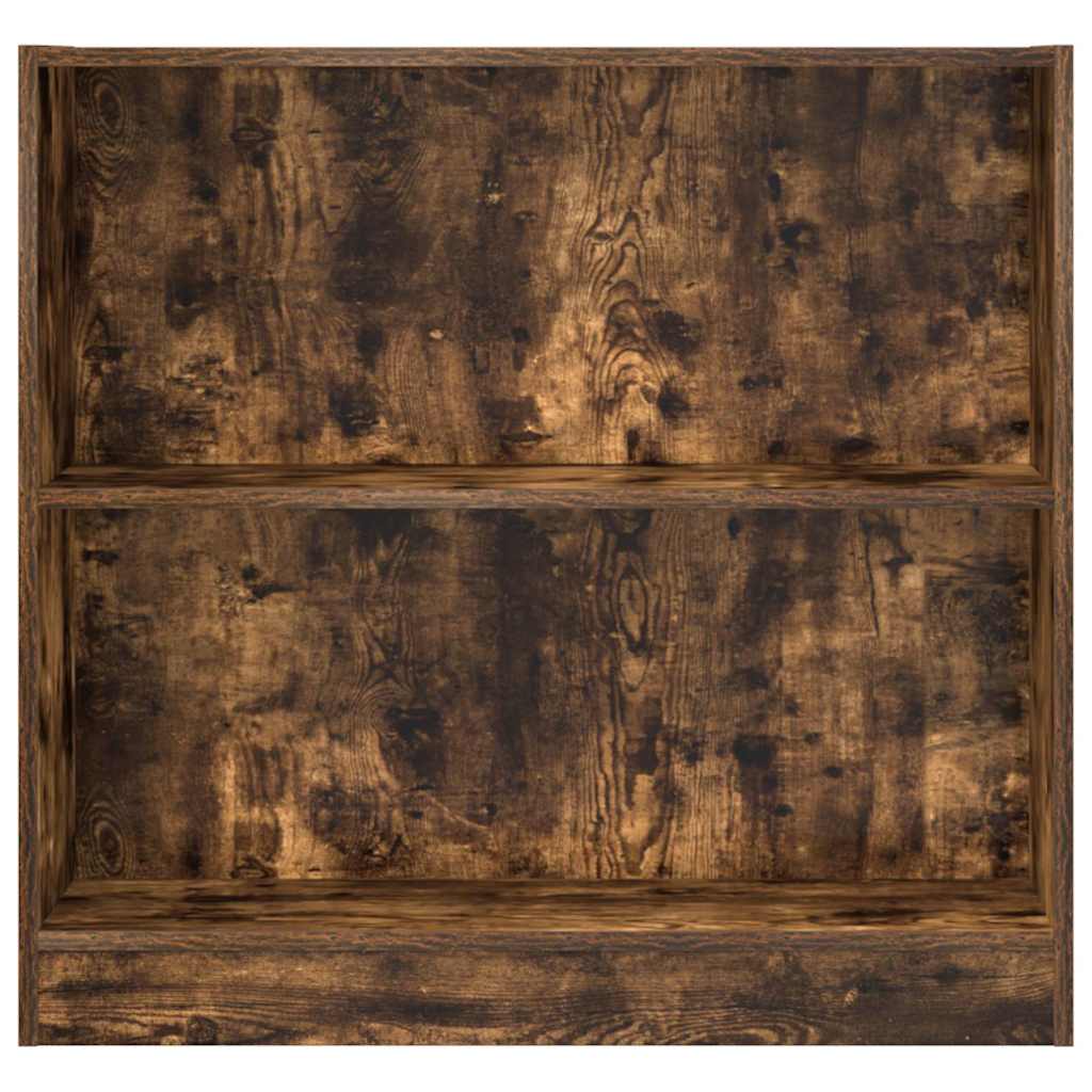 Boekenkast 80x24x76 cm bewerkt hout gerookt eikenkleurig is nu te koop bij PeponiXL, paradijselijk wonen!