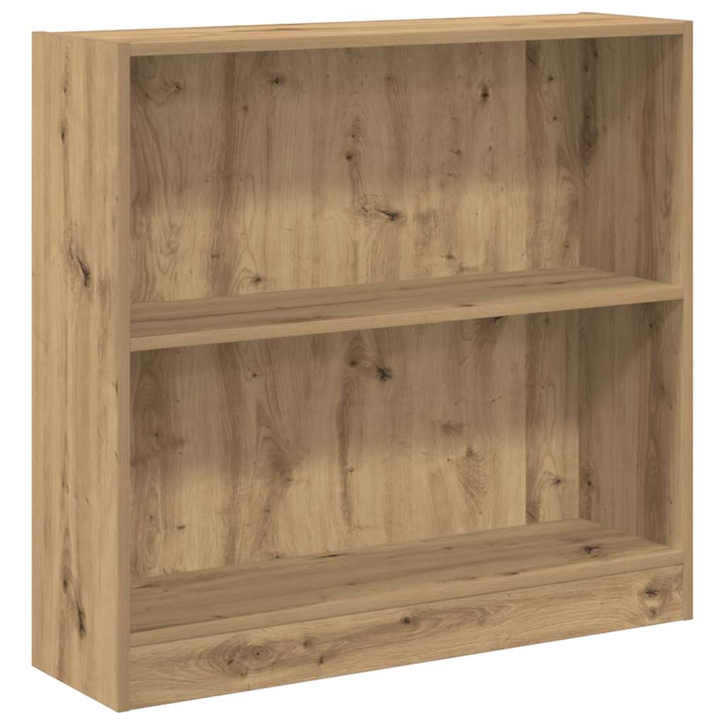 Boekenkast 80x24x76 cm bewerkt hout artisanaal eikenkleurig is nu te koop bij PeponiXL, paradijselijk wonen!