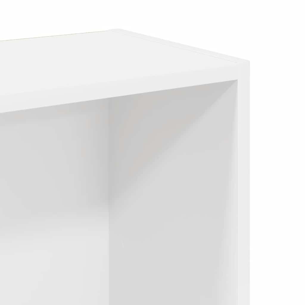 Boekenkast 80x24x109 cm bewerkt hout wit is nu te koop bij PeponiXL, paradijselijk wonen!