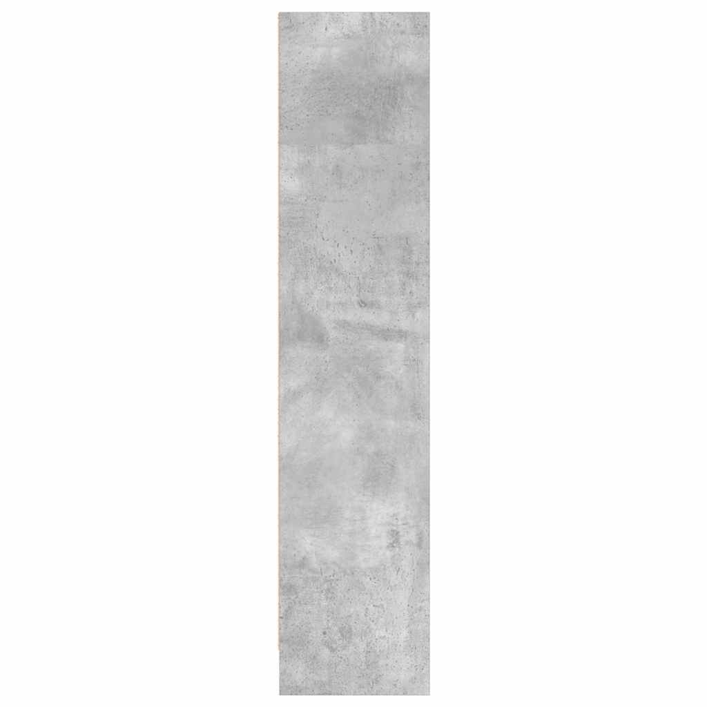 Boekenkast 80x24x109 cm bewerkt hout betongrijs is nu te koop bij PeponiXL, paradijselijk wonen!